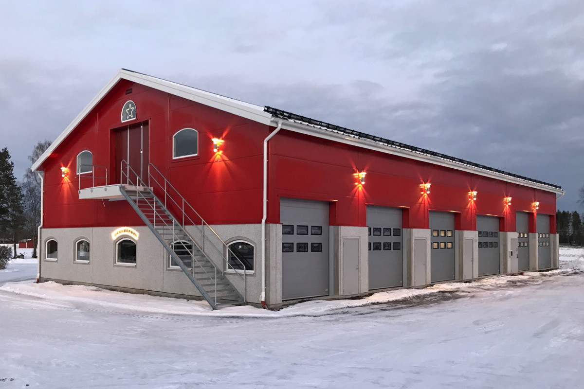 Maskinhall och gårdsverkstad, Umeå