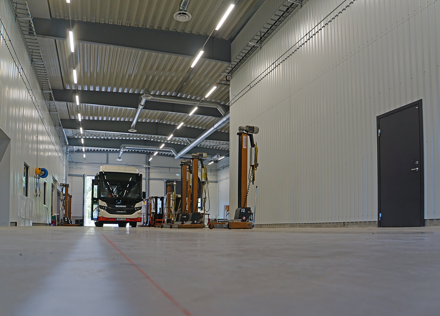 Vårgårda Buss - Maskinhall