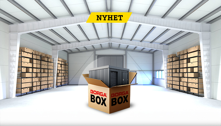 Borga BOX, din stålhall i komplett byggsats | BORGA